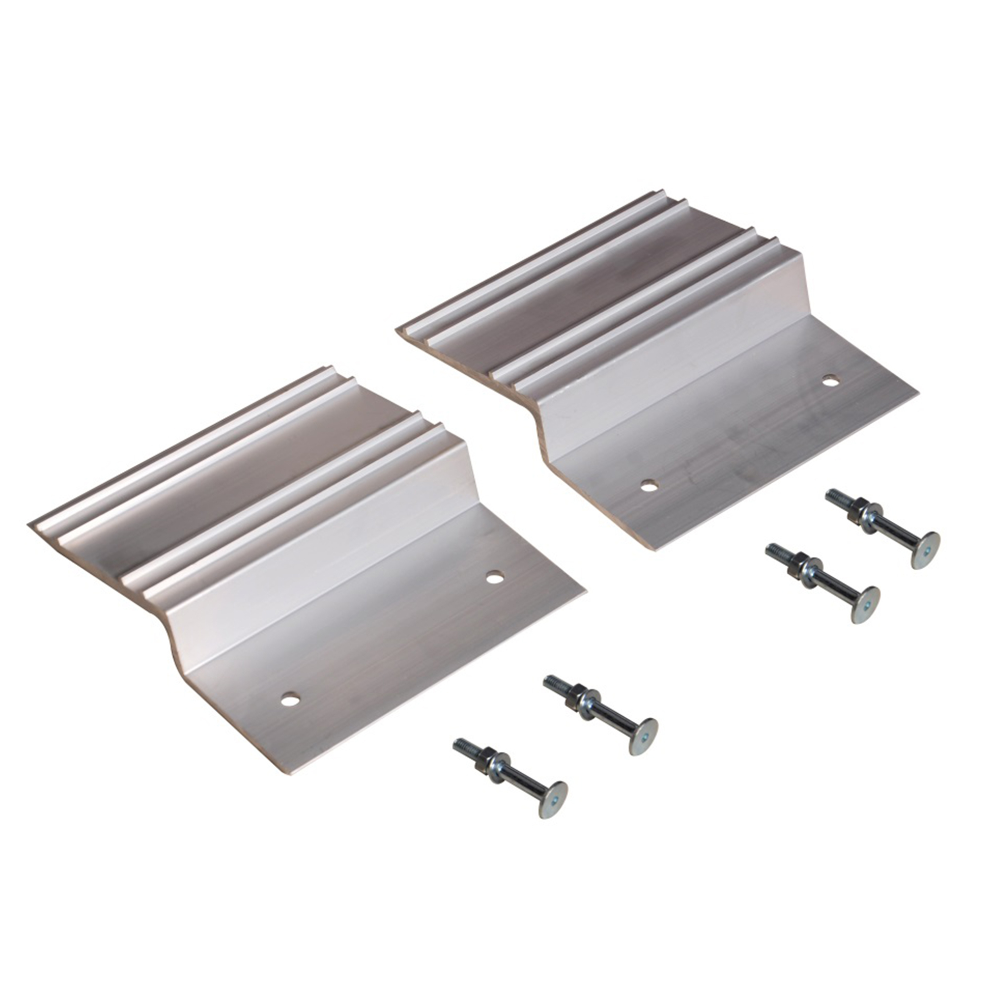 Rockland Aluminum Ramp Top Plank - 8in. x 2in., 1500-Lb. Capacity, Non-Slip Surface